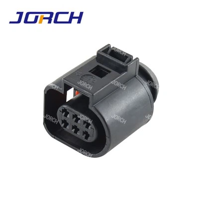6 Pin Way Auto Temp Capteur Ploge Enpèmeyab Fil elektrik 1.5 Fi Connector pou kamyon machin 1J0973713